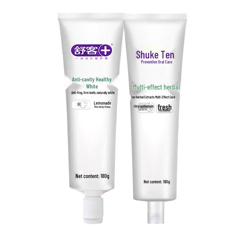 Shuke Herbal & Whitening Toothpaste Combo Pack
Shuke Herbal & Whitening Toothpaste Combo Pack
