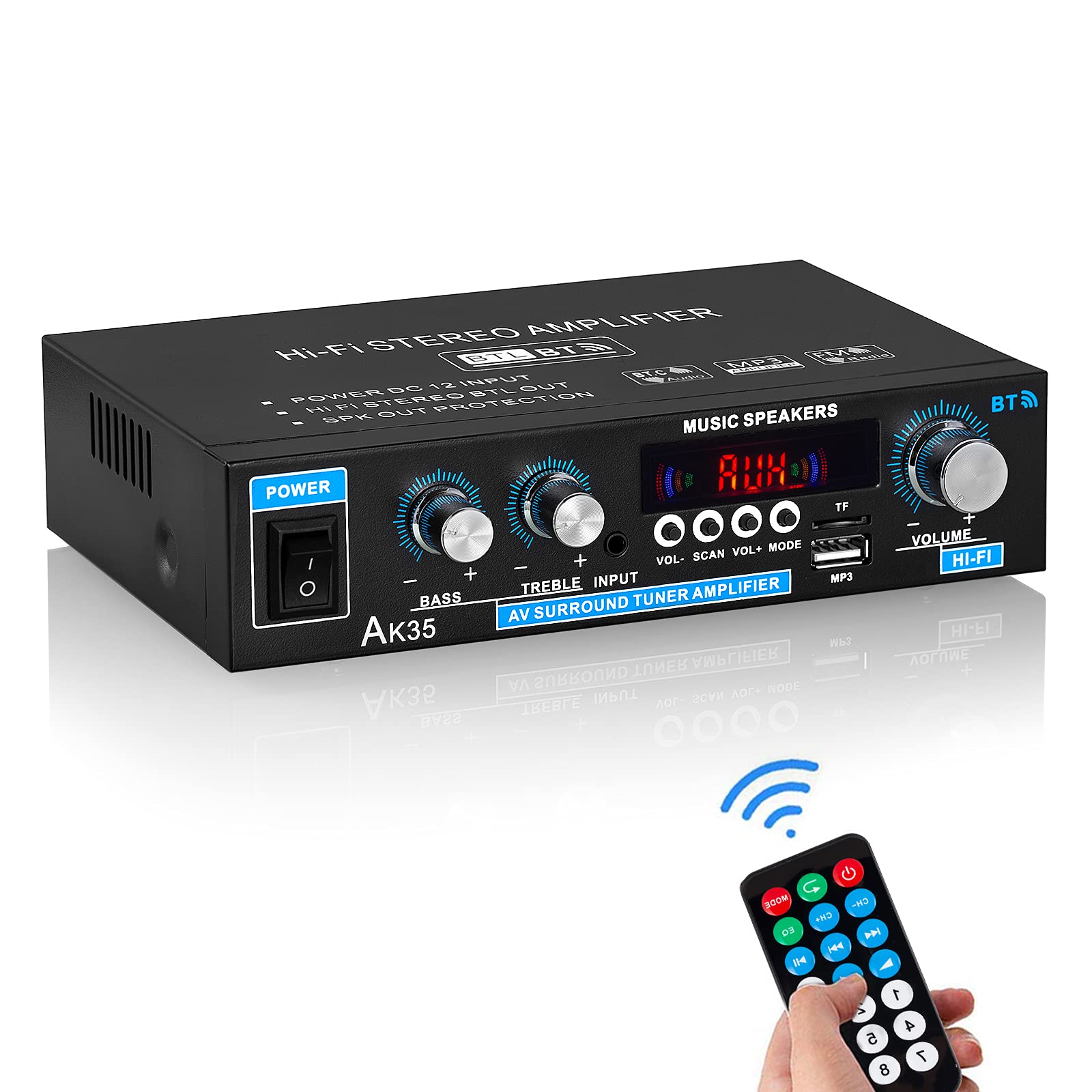 Мини Bluetooth цифровой усилитель USB плеер стерео домашний автомобильный морской аудио усилитель усилитель мощности 5.0
Мини Bluetooth цифровой усилитель USB плеер стерео домашний автомобильный морской аудио усилитель усилитель мощности 5.0