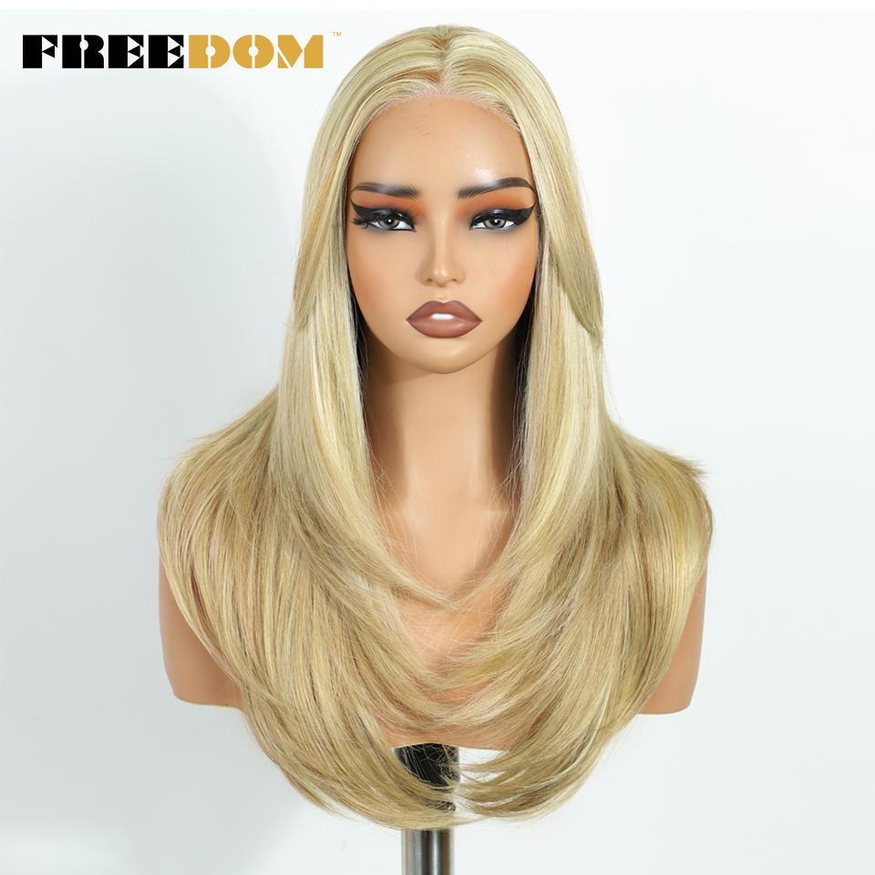 FREEDOM 13x3 Synthetic Lace Front Wigs For Women 20 Inch Straight Pre Plucked Layered Lace Wigs Ombre Brown Blonde Cosplay Wigs (as the picture,20inches)
FREEDOM 13x3 Synthetic Lace Front Wigs For Women 20 Inch Straight Pre Plucked Layered Lace Wigs Ombre Brown Blonde Cosplay Wigs (as the picture,20inches)