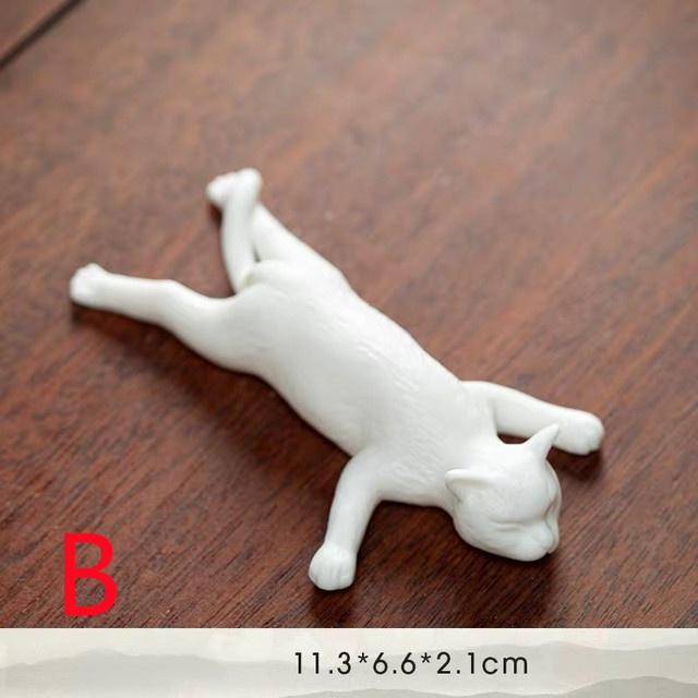 Белый Фарфоровый Кот Чайный Питомец Ручной Работы Керамические Маленькие Украшения для Бонсай Милая Фигурка Животного Декор для Офисного Цветочного Горшка Мебель 11.3*6.6*2.1cm
Белый Фарфоровый Кот Чайный Питомец Ручной Работы Керамические Маленькие Украшения для Бонсай Милая Фигурка Животного Декор для Офисного Цветочного Горшка Мебель 11.3*6.6*2.1cm
