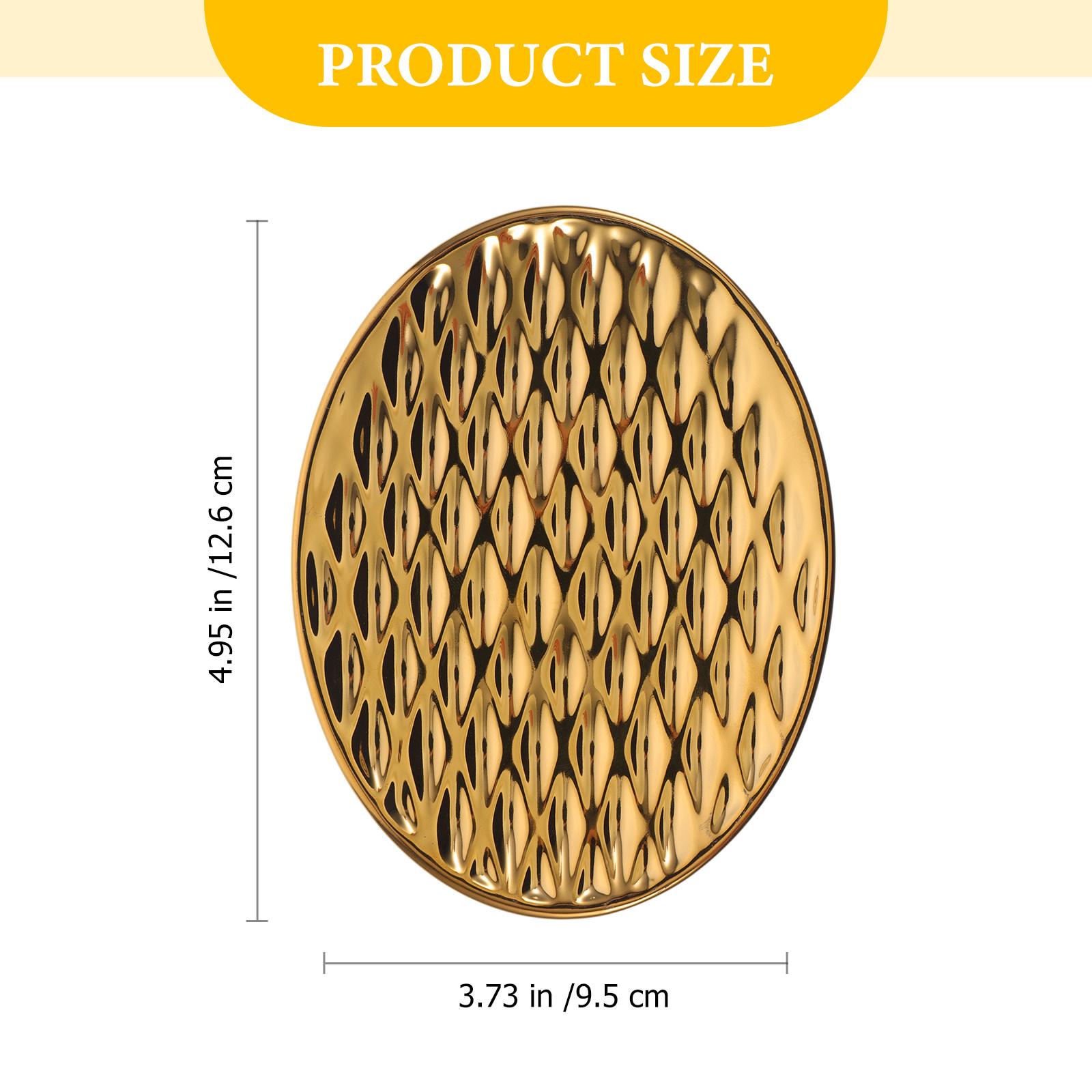Ceramic Bar Soap Dish Gold Plated Finish Simple Elegant Design for Bathroom Sink Vanity Countertop Decorative Draining Soap золотистий
Ceramic Bar Soap Dish Gold Plated Finish Simple Elegant Design for Bathroom Sink Vanity Countertop Decorative Draining Soap золотистий