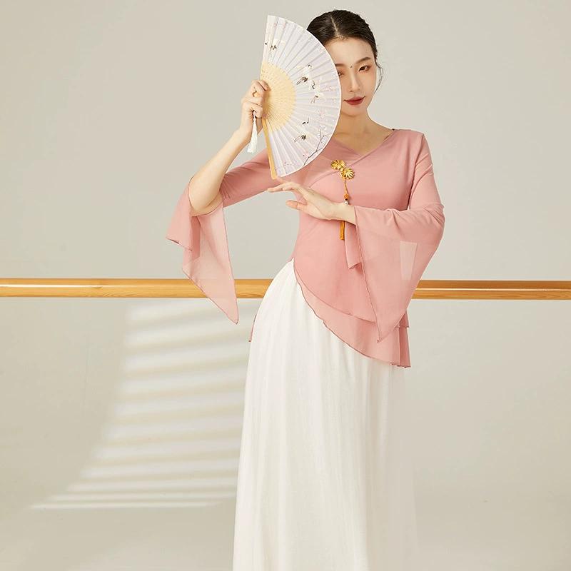 Класичний танцювальний марлевий костюм Body Rhyme Performance костюм жіночий елегантний китайський стиль Базовий тренувальний костюм для вправ танцювальний топ жіночий S
Класичний танцювальний марлевий костюм Body Rhyme Performance костюм жіночий елегантний китайський стиль Базовий тренувальний костюм для вправ танцювальний топ жіночий S