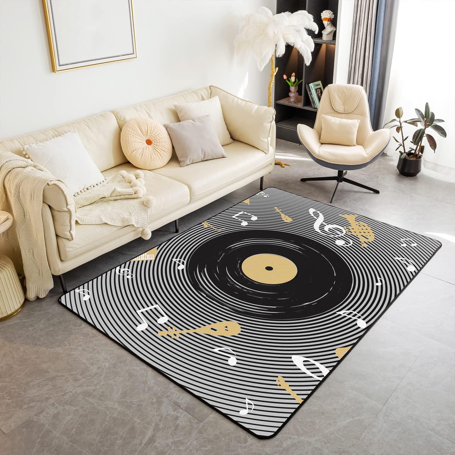 Vintage Record Area Rug CD Print Non Slip Soft Indoor Floor Mat Music Theme Decor Living Room Rugs 40x60cm
Vintage Record Area Rug CD Print Non Slip Soft Indoor Floor Mat Music Theme Decor Living Room Rugs 40x60cm