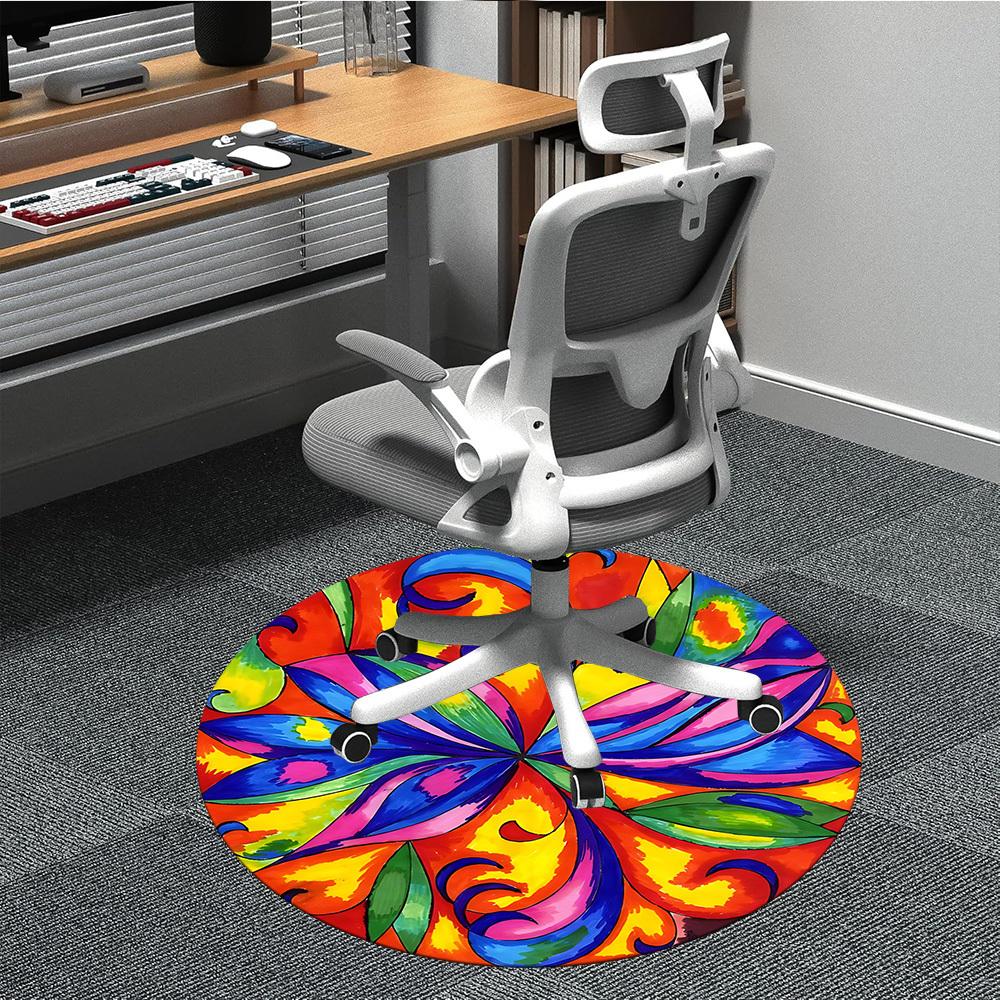1pc Colorful Flower Mandala Chair Carpet for Office Non-Slip, Machine Washable Rug for Office - Holiday DecorMachine Made yy251029015 80cm by 80cm
1pc Colorful Flower Mandala Chair Carpet for Office Non-Slip, Machine Washable Rug for Office - Holiday DecorMachine Made yy251029015 80cm by 80cm