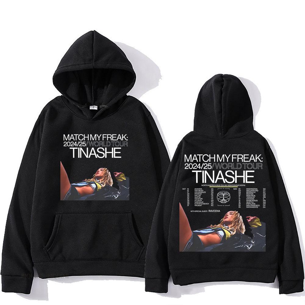 Tinashe Tour 2024 Hooded Graphic Printing Fleece Comfortable Sweatshirt Women Hip Hop Casual Clothes Sudaderas Retro Pullovers XS чорний
Tinashe Tour 2024 Hooded Graphic Printing Fleece Comfortable Sweatshirt Women Hip Hop Casual Clothes Sudaderas Retro Pullovers XS чорний