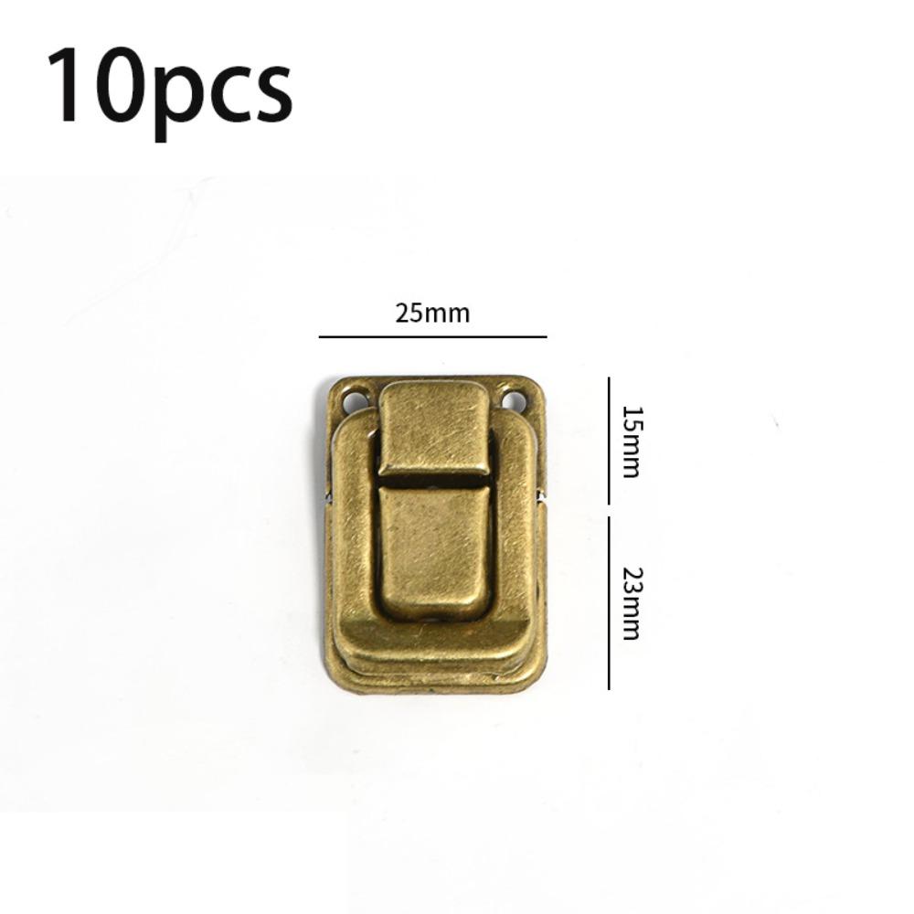 10pcs Zinc Alloy Antique Lock Vintage Hasp Latches Decorative Toggle Catch Lock Hardware Components Copper-Small
10pcs Zinc Alloy Antique Lock Vintage Hasp Latches Decorative Toggle Catch Lock Hardware Components Copper-Small