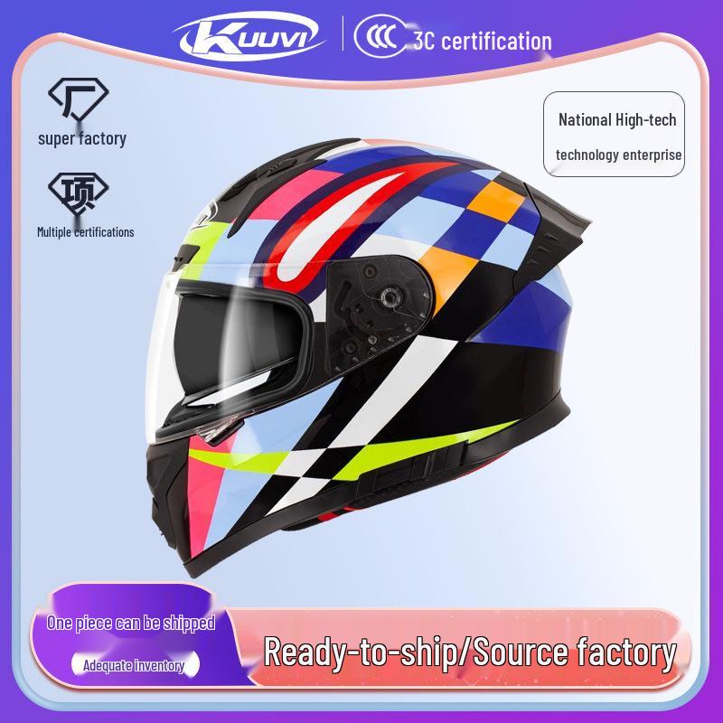 New National Standard A Double Lens Unisex Motorcycle Helmet DOT ECE XL (61-62cm) матовий колір білий
New National Standard A Double Lens Unisex Motorcycle Helmet DOT ECE XL (61-62cm) матовий колір білий