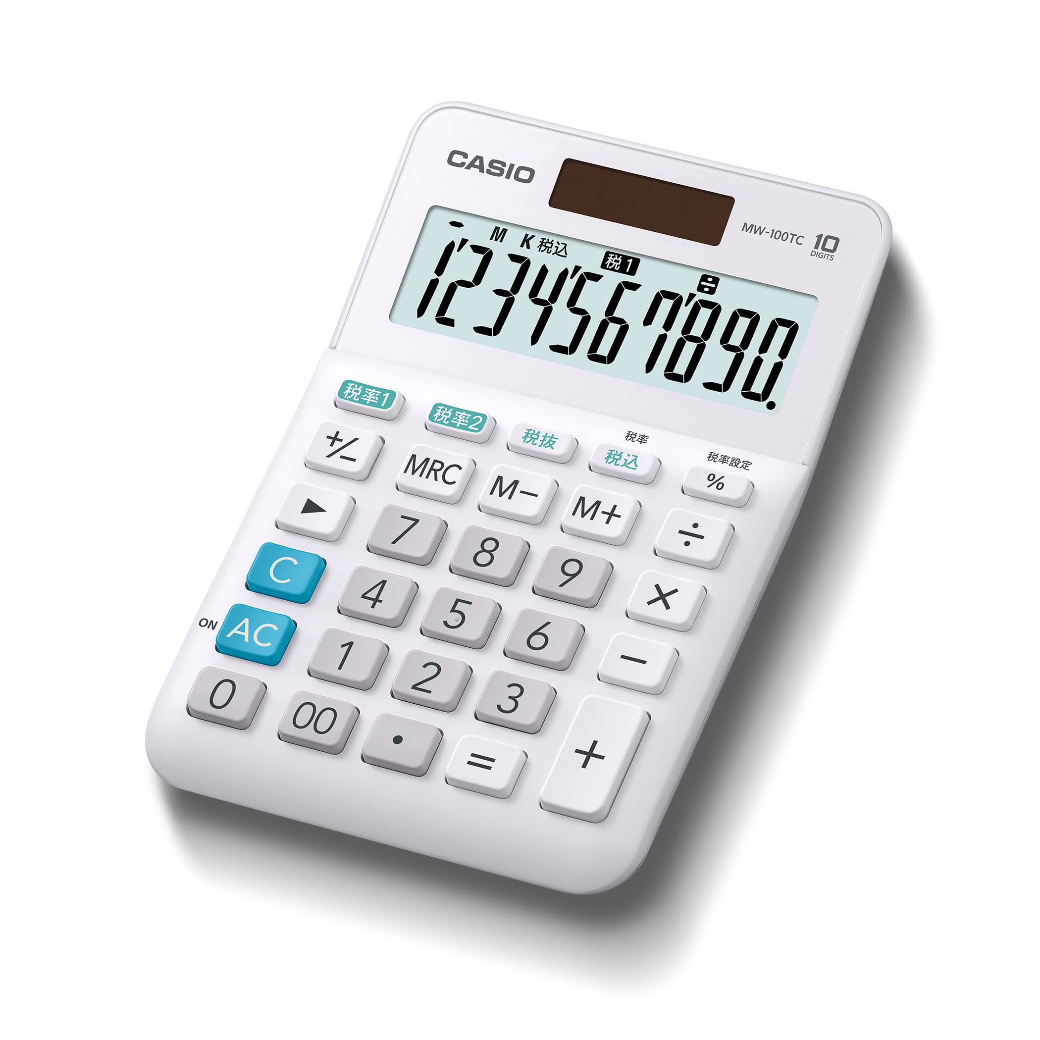 Casio Калькулятор налоговой ставки W, 10-значный, для расчета налогов, белый, мини, Just Type MW-100TC-WE-N
Casio Калькулятор налоговой ставки W, 10-значный, для расчета налогов, белый, мини, Just Type MW-100TC-WE-N