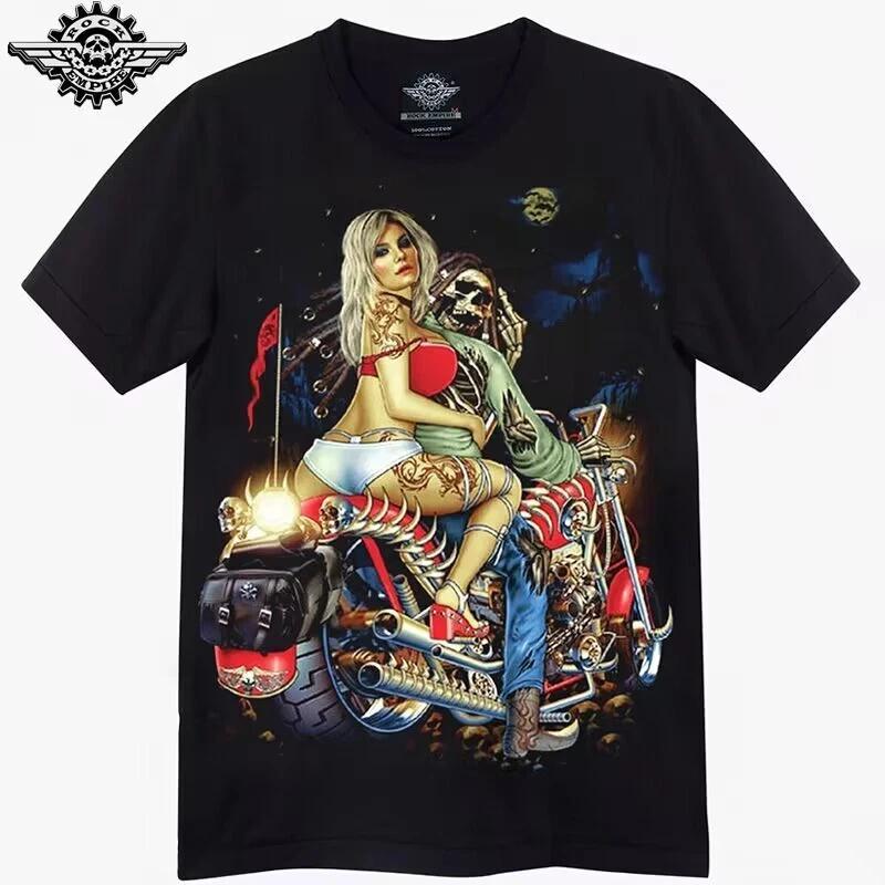 Skull skull motorcycle sexy women short sleeve T-shirt shirt polyester 2XL
Skull skull motorcycle sexy women short sleeve T-shirt shirt polyester 2XL