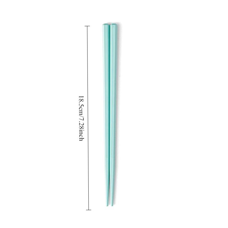 1 Pair Chopsticks Heat-resistant Portable 18.5cm Short Chopsticks Cute Multi Colored Hexagonal Alloy Chopsticks Home Tableware
1 Pair Chopsticks Heat-resistant Portable 18.5cm Short Chopsticks Cute Multi Colored Hexagonal Alloy Chopsticks Home Tableware