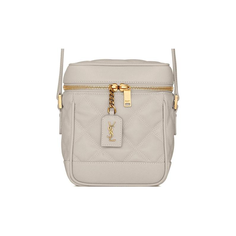 Saint Laurent Vanity Gold Logo Tag Chain Quilted Grainy Embossed Leather Box Bag Women Shoulder Bag White 649779-DME27-9207 Basic Set (Bag+Dust Bag)
Saint Laurent Vanity Gold Logo Tag Chain Quilted Grainy Embossed Leather Box Bag Women Shoulder Bag White 649779-DME27-9207 Basic Set (Bag+Dust Bag)