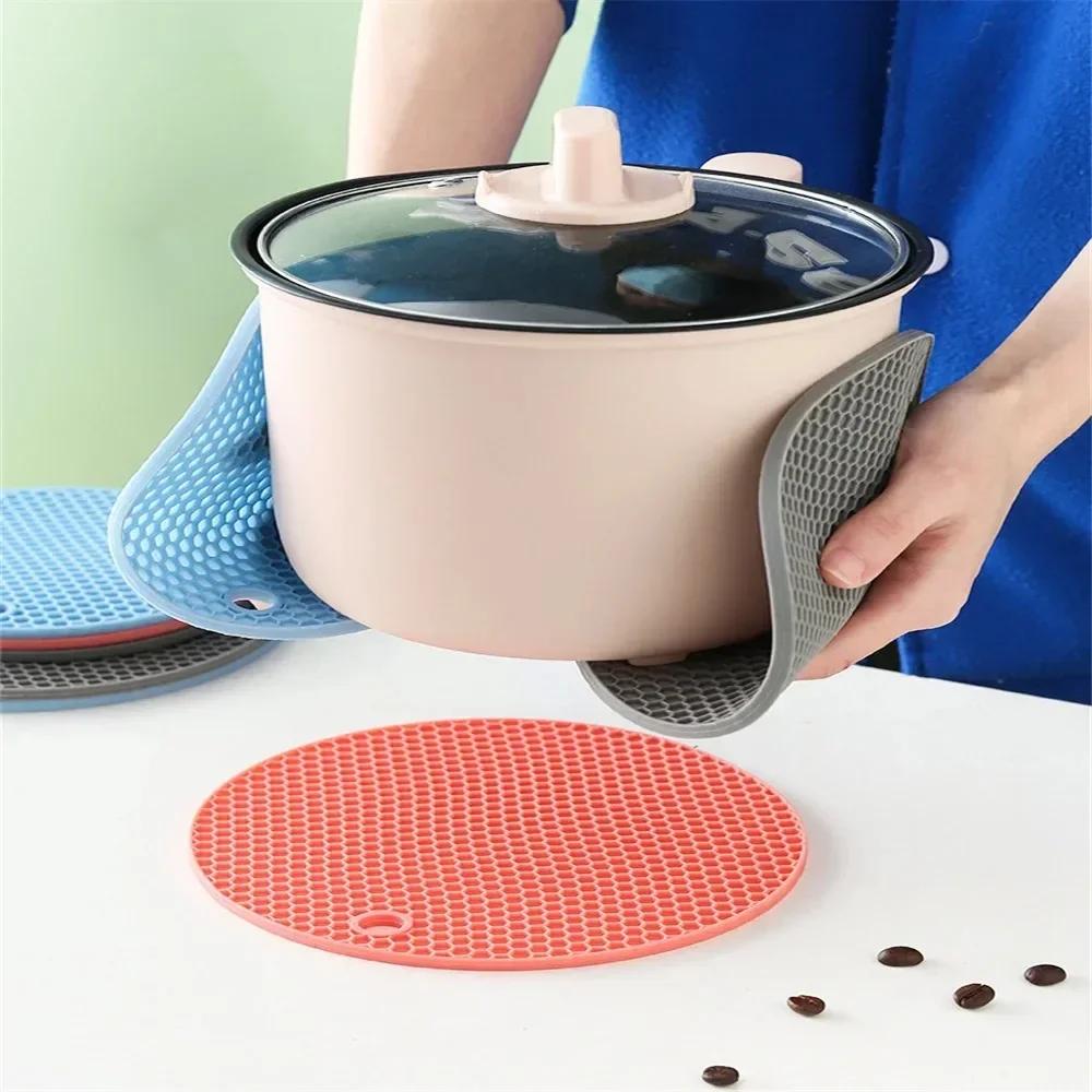 Silicone Pad Thermal Insulation Thermal Insulation Table Mat Kitchen Accessories Thickened Anti Slip High-temperature Resistant S&Round 10cm оранжевый
Silicone Pad Thermal Insulation Thermal Insulation Table Mat Kitchen Accessories Thickened Anti Slip High-temperature Resistant S&Round 10cm оранжевый