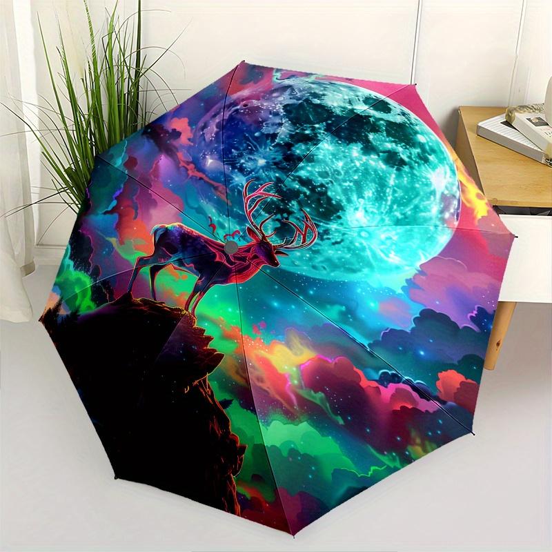 Moonlit Deer Fantasy Theme 8 Bone Hand Automatic Folding Fashion umbrella, Compact and Portable Design, A Perfect Gift for Birthday, Christm
Moonlit Deer Fantasy Theme 8 Bone Hand Automatic Folding Fashion umbrella, Compact and Portable Design, A Perfect Gift for Birthday, Christm