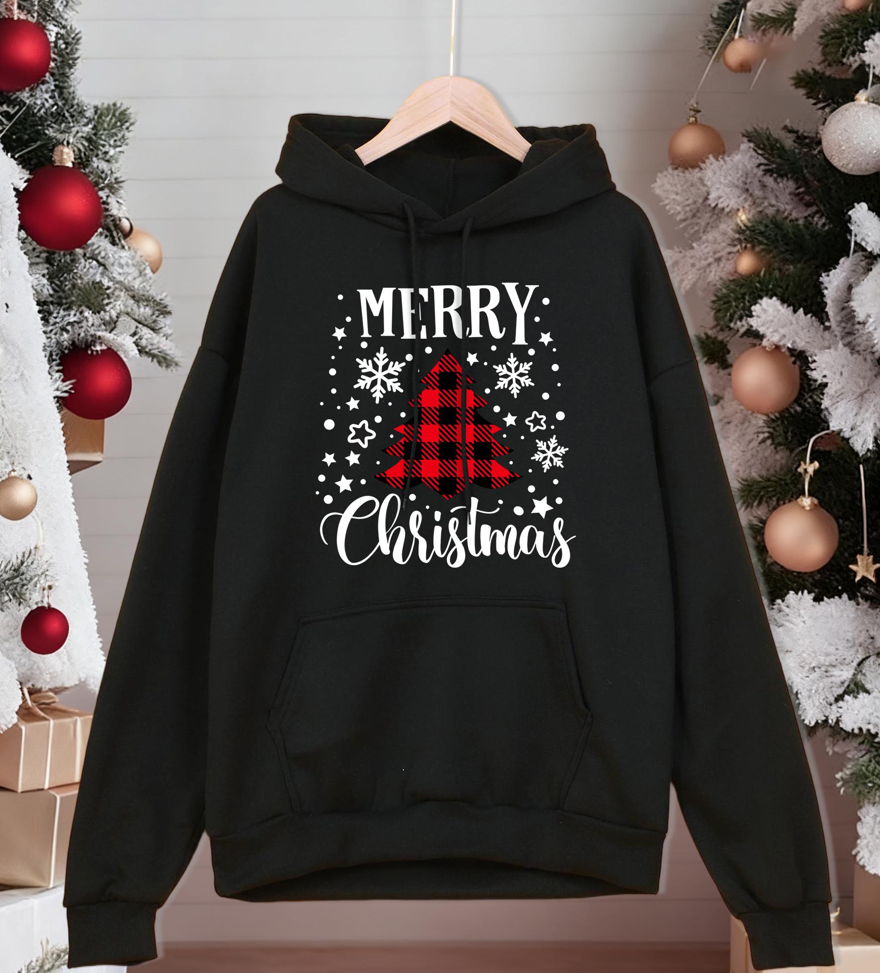 Merry Christmas Red Grid Tree Printing Hoodies Mens All-Match Casual Hoody Pocket Fleece Streetwear Comfortable Male Pullover 3XL
Merry Christmas Red Grid Tree Printing Hoodies Mens All-Match Casual Hoody Pocket Fleece Streetwear Comfortable Male Pullover 3XL