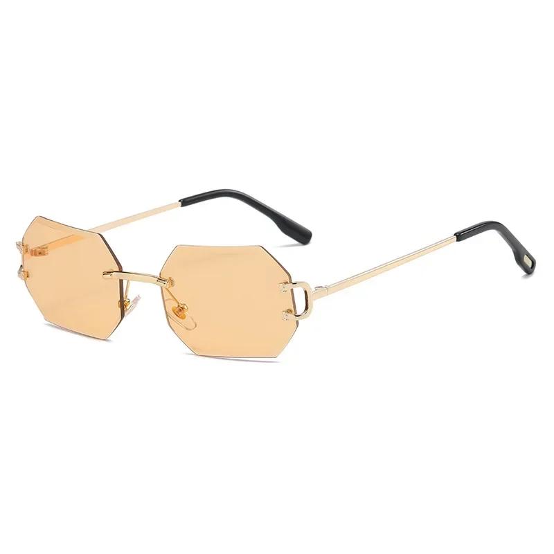 Fashion Vintage Rimless Polygon Sunglasses Women Men Luxury Brand Designer Popular Travel Small Frame Sun Glasses Sexy Ladies As picture
Fashion Vintage Rimless Polygon Sunglasses Women Men Luxury Brand Designer Popular Travel Small Frame Sun Glasses Sexy Ladies As picture
