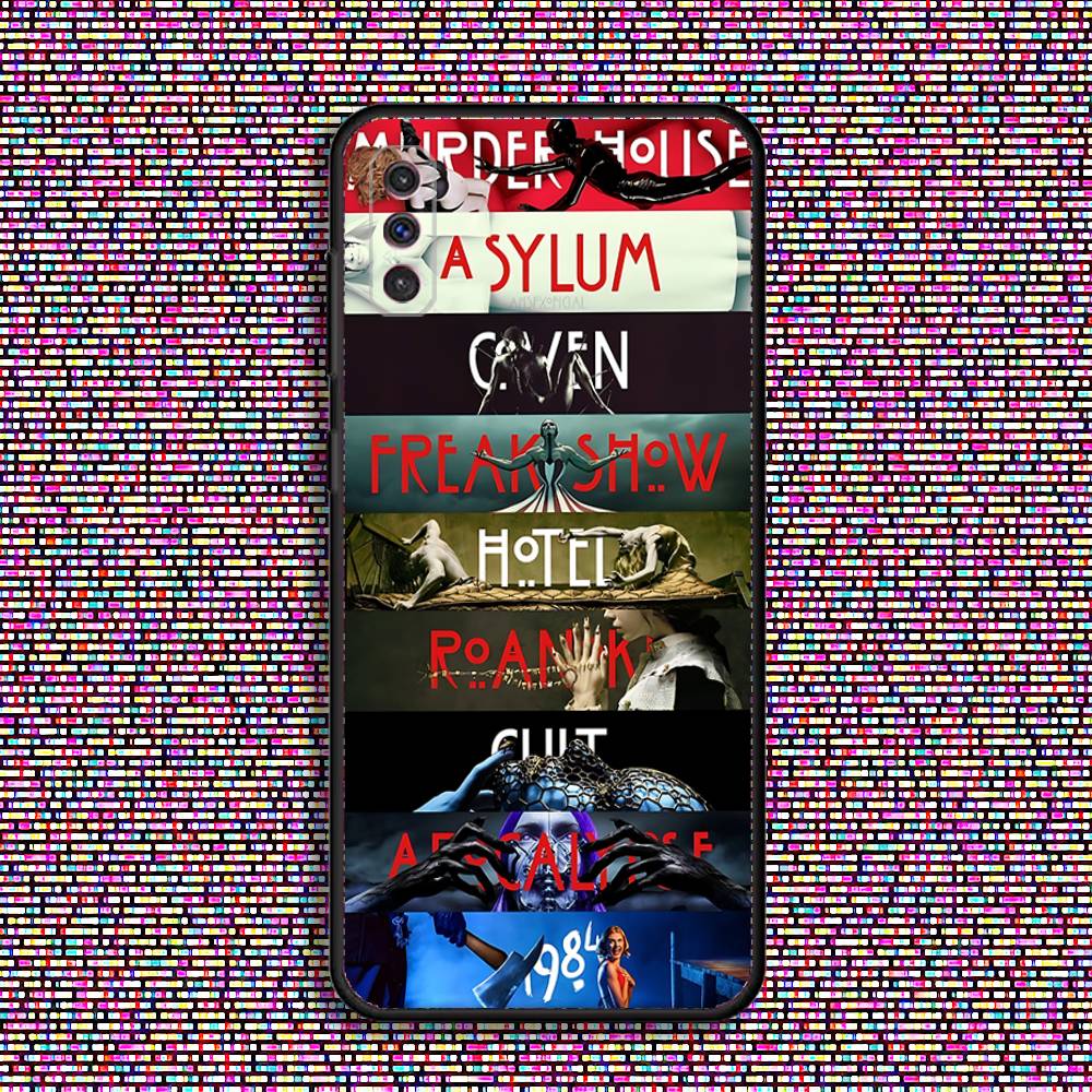 AHS American Horror Story Phone Case For Samsung S 25,24,23,22,30,21,10,9,Ultra,Plus,Lite,FE,4,5 G Black Soft Case Samsung S21 s305G
AHS American Horror Story Phone Case For Samsung S 25,24,23,22,30,21,10,9,Ultra,Plus,Lite,FE,4,5 G Black Soft Case Samsung S21 s305G