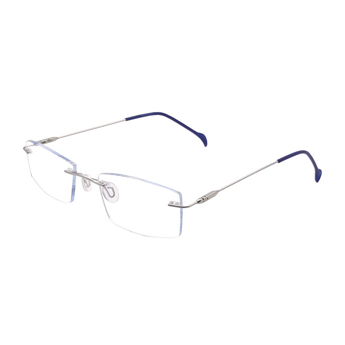 RSINC Rimless frame eyeglass Spectacle Optical Prescription Modern Unisex Silver Blue For Men & Women Superslim-S30002 51-17-138 (IB-3) M1
RSINC Rimless frame eyeglass Spectacle Optical Prescription Modern Unisex Silver Blue For Men & Women Superslim-S30002 51-17-138 (IB-3) M1
