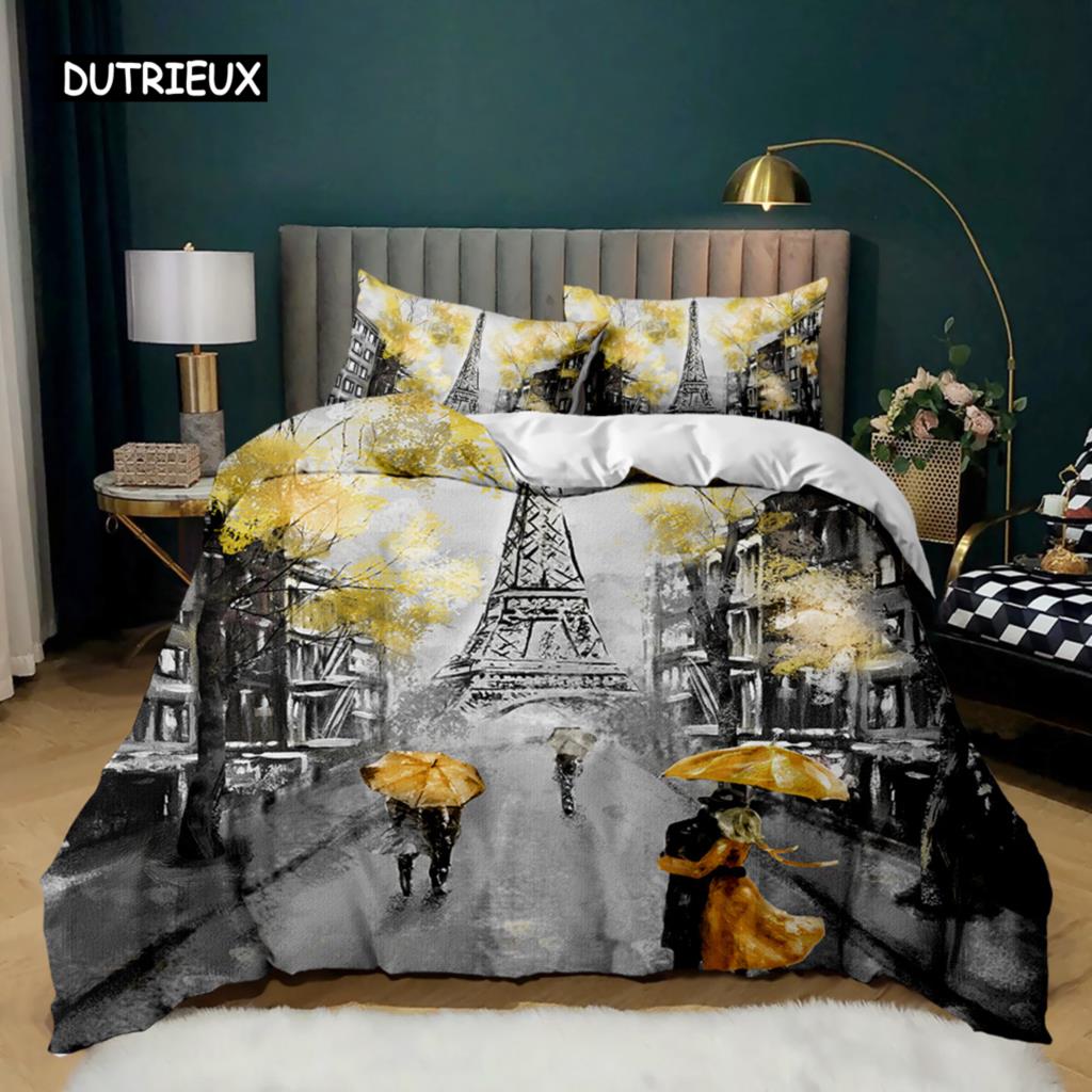 Retro Architectural Bedspread Cover Woman In Red Dress Plays The Violin At The Eiffel Tower Double Size Queen Size King Size Long-lasting Polyester EU single(135x200cm)
Retro Architectural Bedspread Cover Woman In Red Dress Plays The Violin At The Eiffel Tower Double Size Queen Size King Size Long-lasting Polyester EU single(135x200cm)