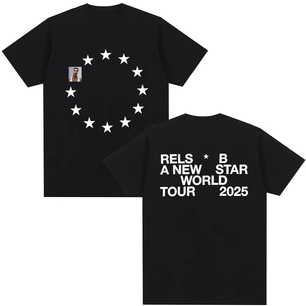 Rels B A New Star World Tour 2026 Merch Tshirt Unisexs Women Clothing Hip Hop Tshirts Summer Cotton Harajuku T Shirts Streetwear M
Rels B A New Star World Tour 2026 Merch Tshirt Unisexs Women Clothing Hip Hop Tshirts Summer Cotton Harajuku T Shirts Streetwear M