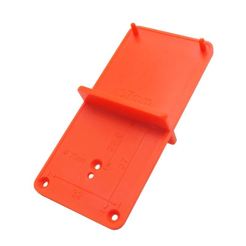 Hinge Hole Drilling Guide 35mm/40mm Installation Jig Hole Locator for Door Cabinet Hinge Woodworking Tool помаранчевий
Hinge Hole Drilling Guide 35mm/40mm Installation Jig Hole Locator for Door Cabinet Hinge Woodworking Tool помаранчевий