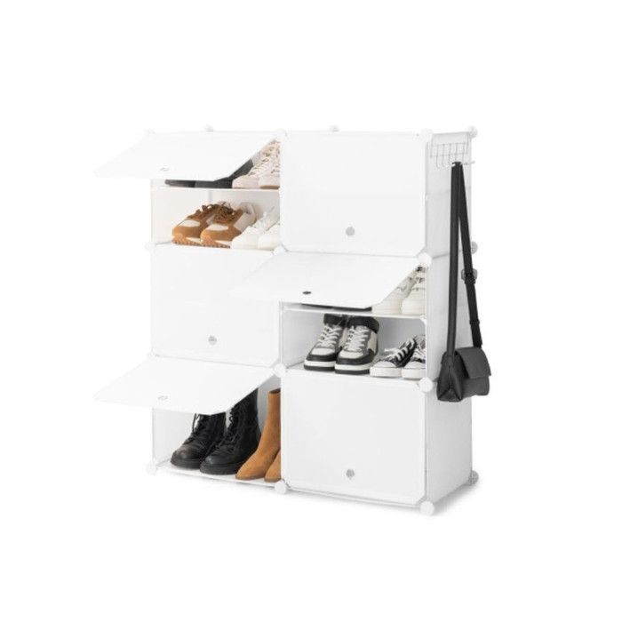 Range-chaussures - Levoux - Modulaire - Blanc - 20 paires - Portable et Ventilé
Range-chaussures - Levoux - Modulaire - Blanc - 20 paires - Portable et Ventilé