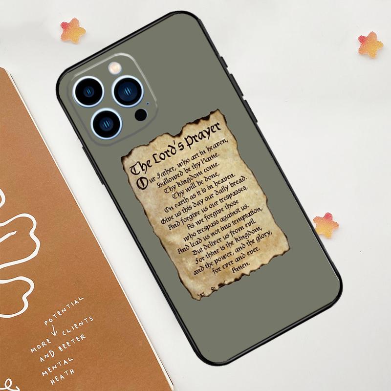 Christianity Lord Prayer Phone Case For iPhone 17 Pro Max 14 13 12 11 15 16 Pro Max mini 15 Plus 16e 17 Air Funda iPhone 14
Christianity Lord Prayer Phone Case For iPhone 17 Pro Max 14 13 12 11 15 16 Pro Max mini 15 Plus 16e 17 Air Funda iPhone 14