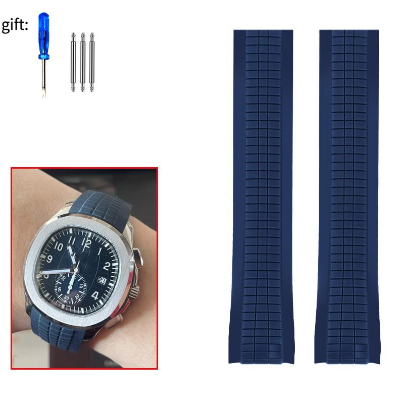 21mm Soft Rubber Watch Band Aquanaut For Patek Philippe Silicone 5164A 5167A 5168A Folding Buckle High Quality Watch Strap 21mm
21mm Soft Rubber Watch Band Aquanaut For Patek Philippe Silicone 5164A 5167A 5168A Folding Buckle High Quality Watch Strap 21mm