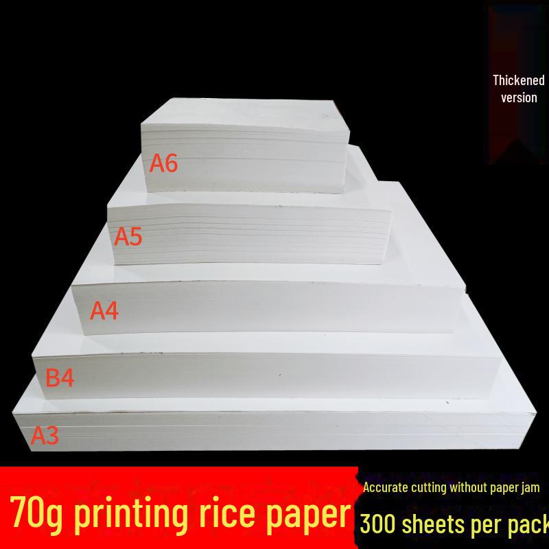 Рисовий папір A4/A3 для струменевого та лазерного друку: Густі, сирі, напівприготовані сорти для сімейних дерев, старовинних книг і письма. A6 (14.85x10.5 cm)
Рисовий папір A4/A3 для струменевого та лазерного друку: Густі, сирі, напівприготовані сорти для сімейних дерев, старовинних книг і письма. A6 (14.85x10.5 cm)