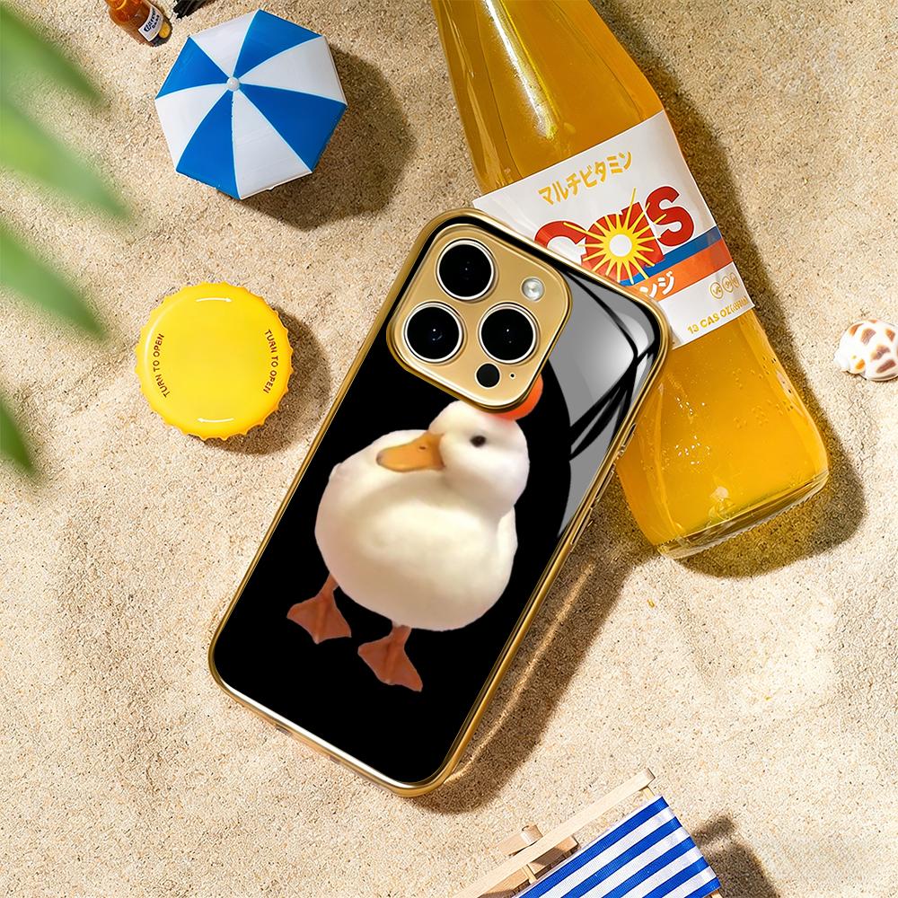 Cute fashion Duck cute cartoon Phone Case For iphone 17 16 15 14 13 12 11Pro Plus Max Luxury Gold-plated glass Phone Case iPhone 14
Cute fashion Duck cute cartoon Phone Case For iphone 17 16 15 14 13 12 11Pro Plus Max Luxury Gold-plated glass Phone Case iPhone 14