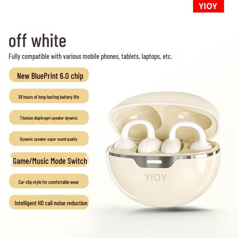 S2S Open-Ear Clip Bluetooth Headphones
S2S Open-Ear Clip Bluetooth Headphones