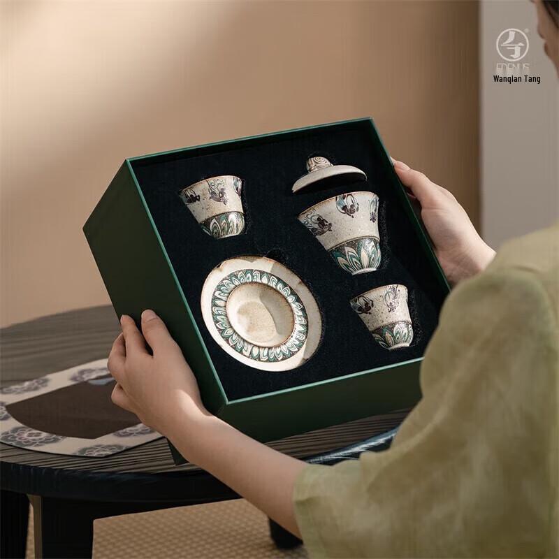 Wanqiantang Dunhuang Flying Apsara Stone Tea Set
Wanqiantang Dunhuang Flying Apsara Stone Tea Set