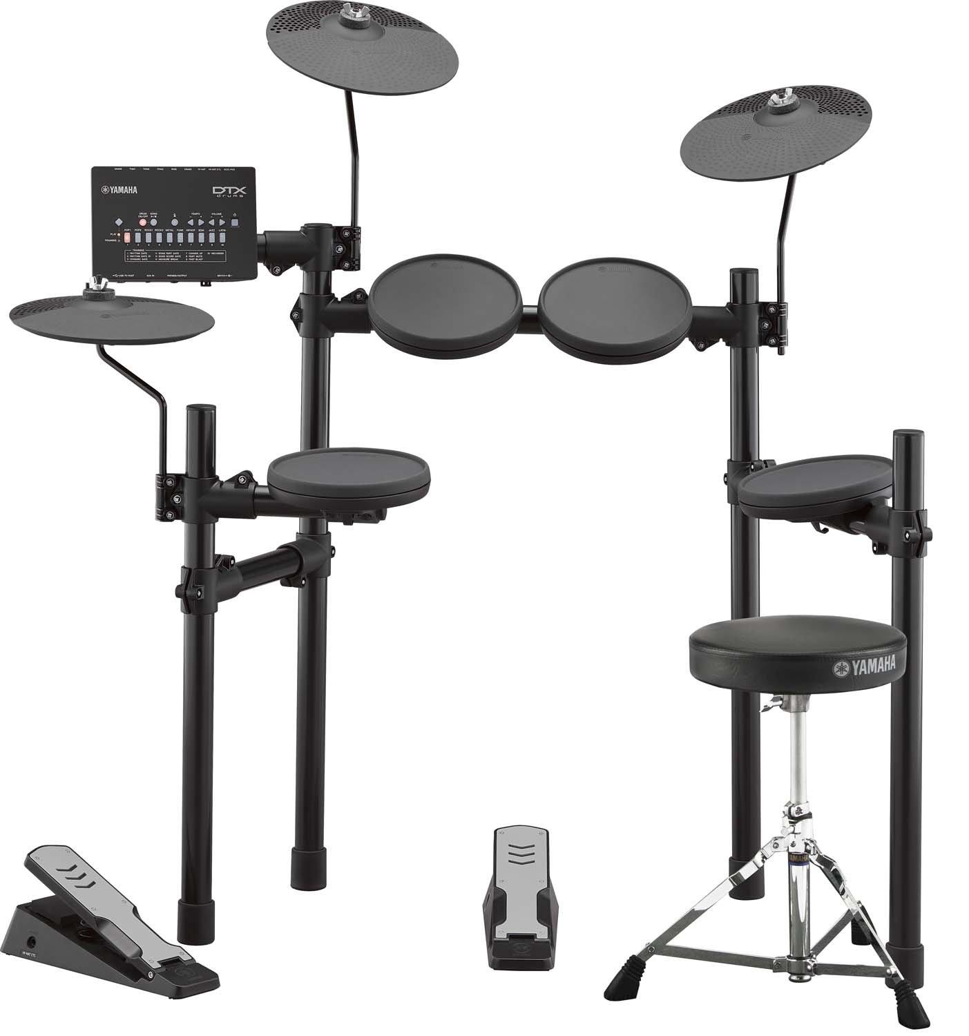 YAMAHA electronic drum set with drum chair DTX402KS Realistic and high-quality drum sound Equipped with 10 types of practice functions Easy operation
YAMAHA electronic drum set with drum chair DTX402KS Realistic and high-quality drum sound Equipped with 10 types of practice functions Easy operation