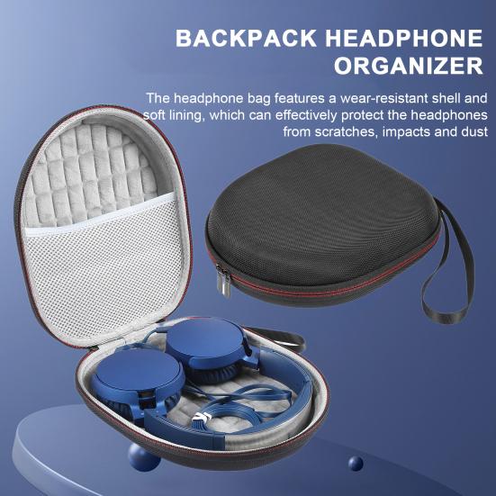 Сумка для хранения наушников с Bluetooth, сетчатым карманом, застежкой-молнией, ударопрочный, прочный, жесткий чехол для переноски
Сумка для хранения наушников с Bluetooth, сетчатым карманом, застежкой-молнией, ударопрочный, прочный, жесткий чехол для переноски