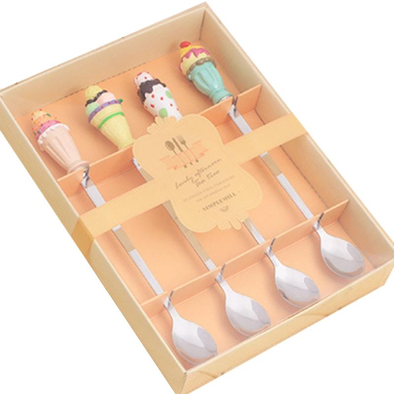 4 Pieces Ice Cream Spoons Stainless Steel Material Spoons Stirring Spoons Coffee Spoons Dessert Mixing Spoons for Drinks 1
4 Pieces Ice Cream Spoons Stainless Steel Material Spoons Stirring Spoons Coffee Spoons Dessert Mixing Spoons for Drinks 1
