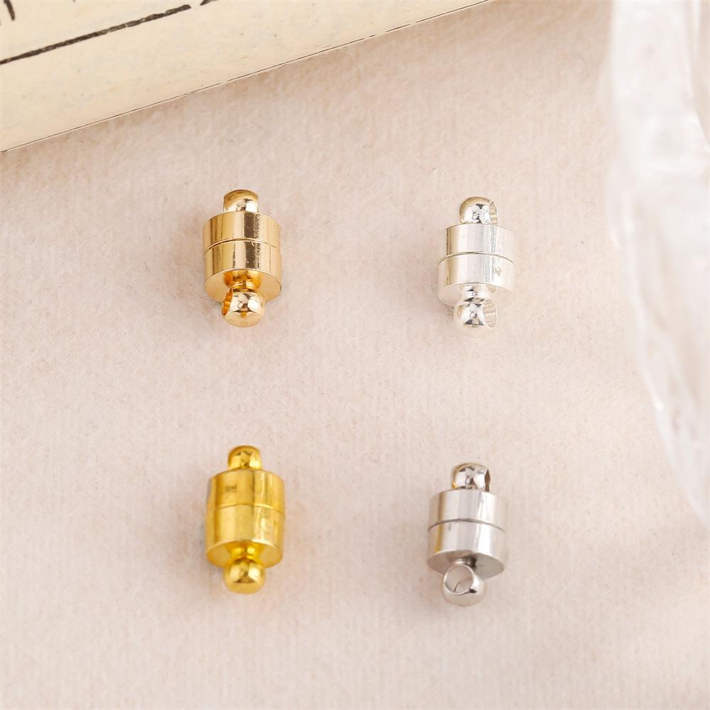 Цилиндрический магнитный замок из позолоченного золота 14 карат для DIY ювелирных изделий, соединитель для ожерелья/браслета Silver
Цилиндрический магнитный замок из позолоченного золота 14 карат для DIY ювелирных изделий, соединитель для ожерелья/браслета Silver