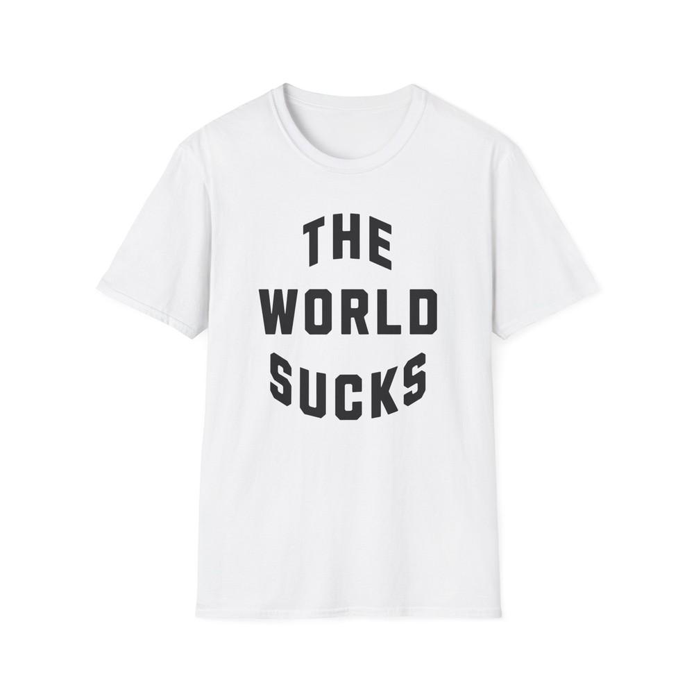 the world sucks vintage design tshirt 2XL
the world sucks vintage design tshirt 2XL
