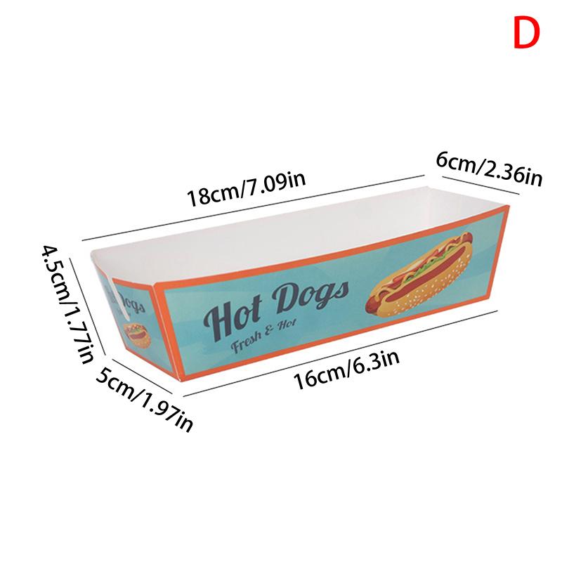 100pcs Hot Dog Packaging Box PaperFoldable Hot Dog Box Disposable Party Tableware Food Serving Tray For Caterers Catering Boxes
100pcs Hot Dog Packaging Box PaperFoldable Hot Dog Box Disposable Party Tableware Food Serving Tray For Caterers Catering Boxes