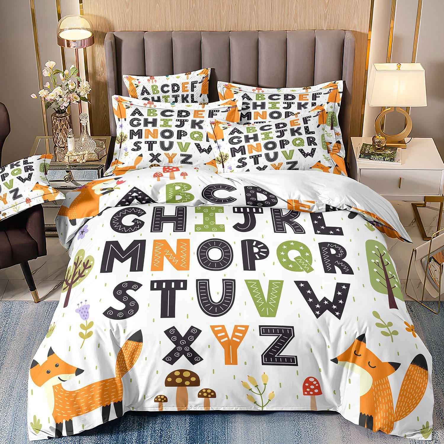 Children S Cartoon Digital Printing Bedding Quilt Cover Three-Piece Set cover 70 * 133 and 50 * 75 * 1
Children S Cartoon Digital Printing Bedding Quilt Cover Three-Piece Set cover 70 * 133 and 50 * 75 * 1