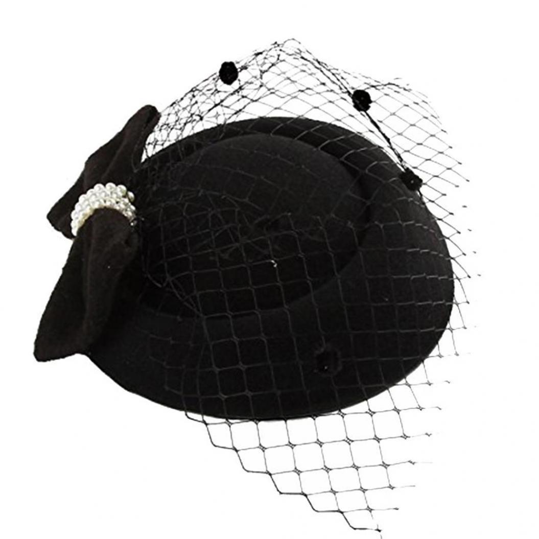Винтажная однотонная сетка с искусственным жемчугом для женщин, заколка для волос, шляпа-дерби для вечеринки ARI чёрный
Винтажная однотонная сетка с искусственным жемчугом для женщин, заколка для волос, шляпа-дерби для вечеринки ARI чёрный