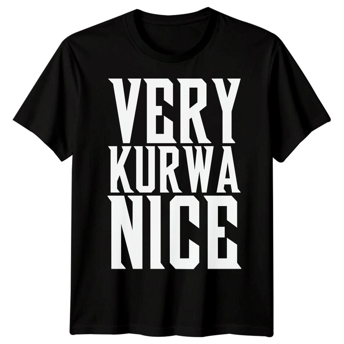 Very Kurwa Nice Slogan Wordplay Mens 100% Cotton T-shirt Mens Tees Top Womens Graphic Tee 3XL
Very Kurwa Nice Slogan Wordplay Mens 100% Cotton T-shirt Mens Tees Top Womens Graphic Tee 3XL