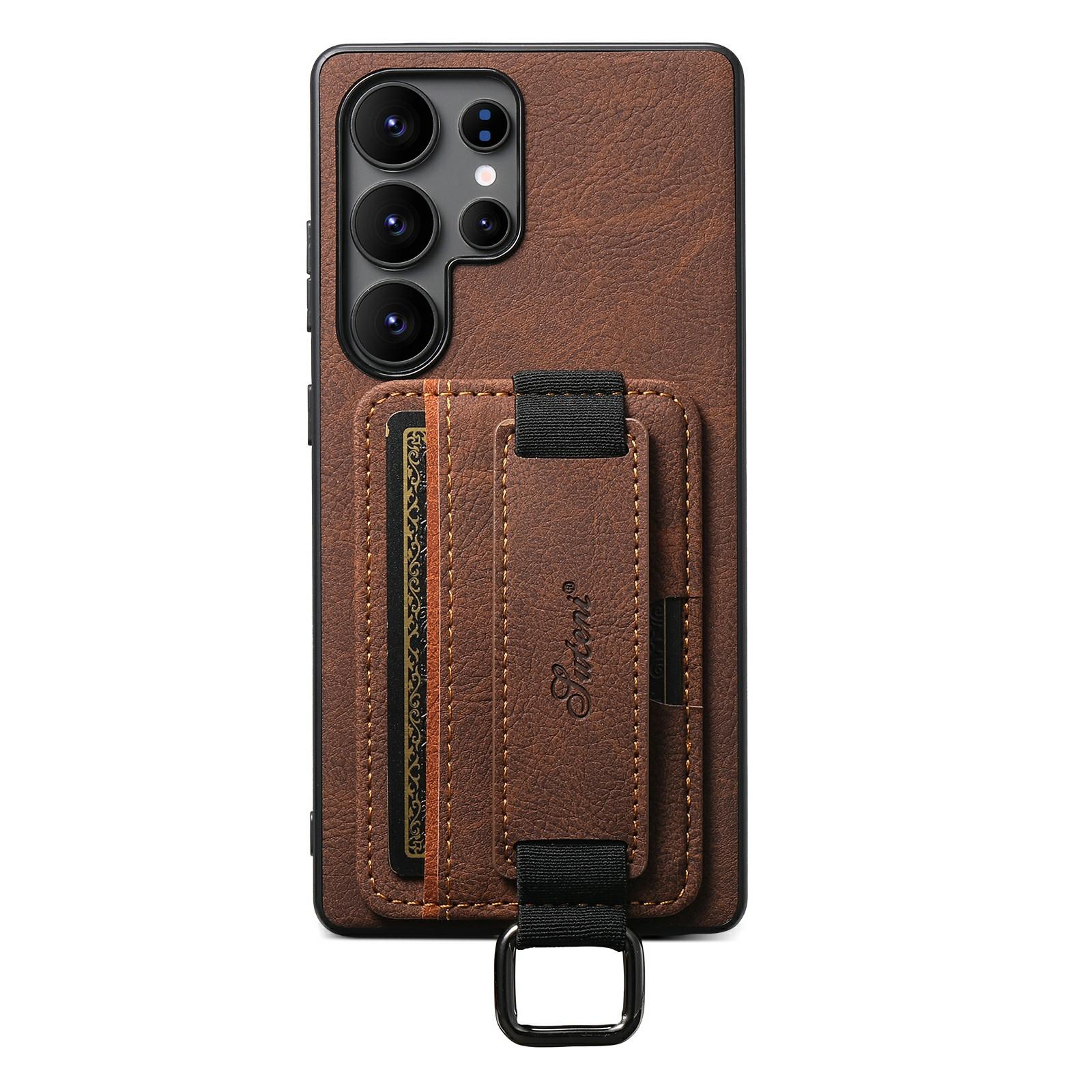 SUTENI H13 For Samsung Galaxy S25 Ultra Case Litchi Texture Leather+TPU+PC Cover with Card Holder Kickstand Black
SUTENI H13 For Samsung Galaxy S25 Ultra Case Litchi Texture Leather+TPU+PC Cover with Card Holder Kickstand Black