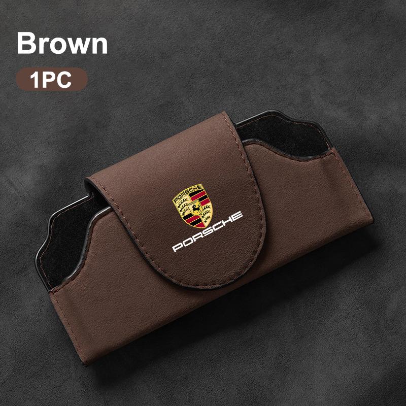 Suede Car Glasses Case Eyeglass Storage Box Clip For Porsche Cayenne Panamera Macan 911 718 Taycan Boxster Cayman-GT Accessories
Suede Car Glasses Case Eyeglass Storage Box Clip For Porsche Cayenne Panamera Macan 911 718 Taycan Boxster Cayman-GT Accessories