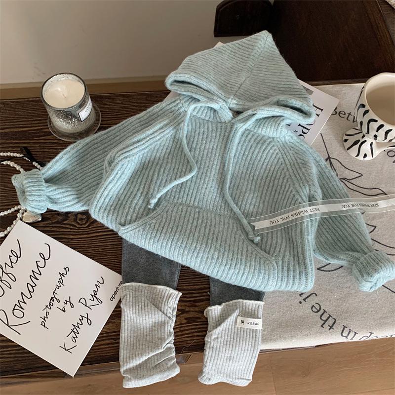 2024 Autumn Korean Style Girls Knitted Sweater Hoodie & Leggings Set with Children s Stack Socks 140cm
2024 Autumn Korean Style Girls Knitted Sweater Hoodie & Leggings Set with Children s Stack Socks 140cm