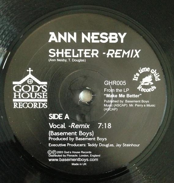 12inch Record ANN NESBY - Shelter (Remix) GHR005 God s House Rec 2003 UK Dance & Electronica Used
12inch Record ANN NESBY - Shelter (Remix) GHR005 God s House Rec 2003 UK Dance & Electronica Used