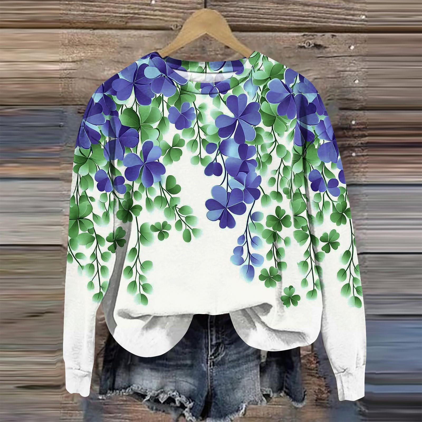 Женская мода День Святого Патрика Печатный Длинный рукав Свободный круглый вырез Толстовка Топ Осень XL белый
Женская мода День Святого Патрика Печатный Длинный рукав Свободный круглый вырез Толстовка Топ Осень XL белый