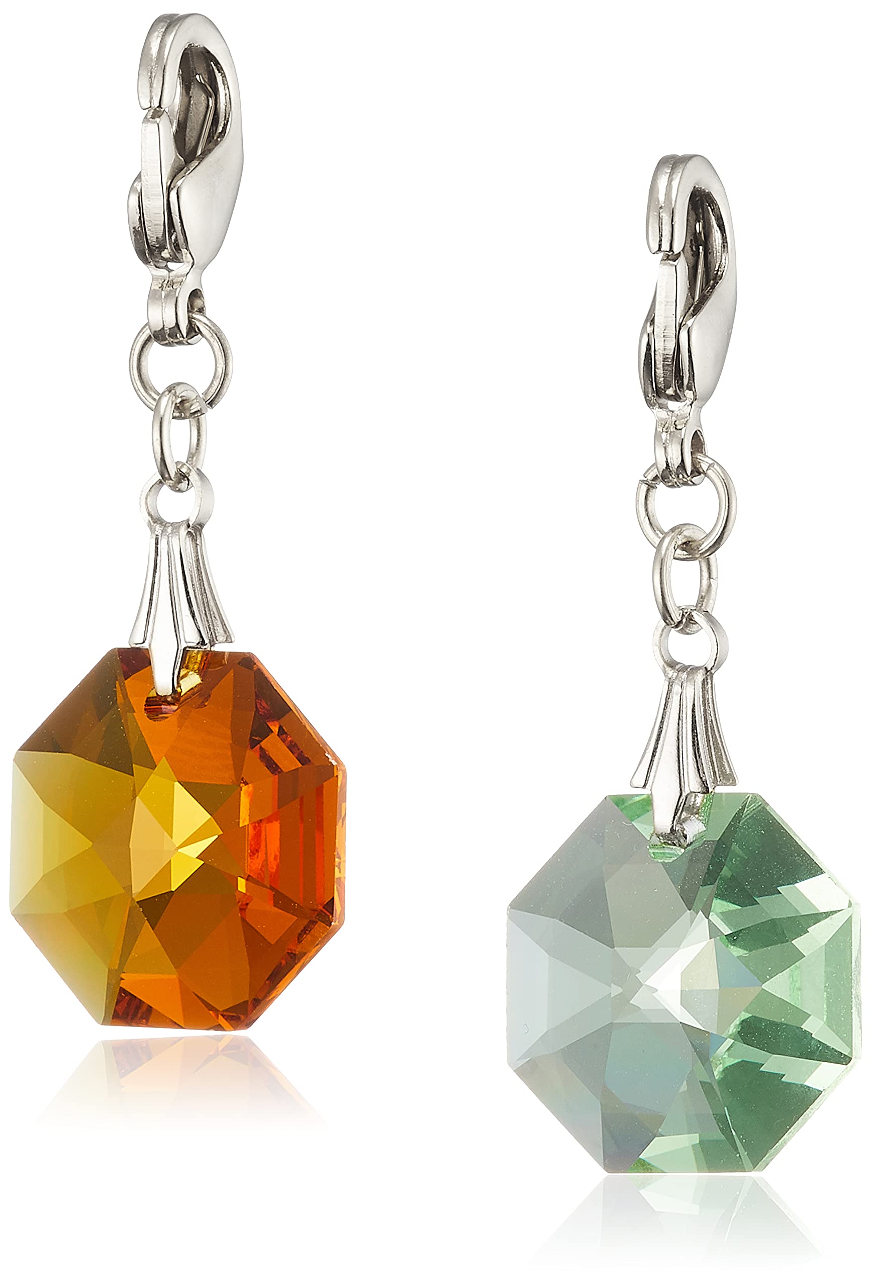 F-Style Octagon Women s TopazLt.Peridot Small Keychain with Extra Charm
F-Style Octagon Women s TopazLt.Peridot Small Keychain with Extra Charm