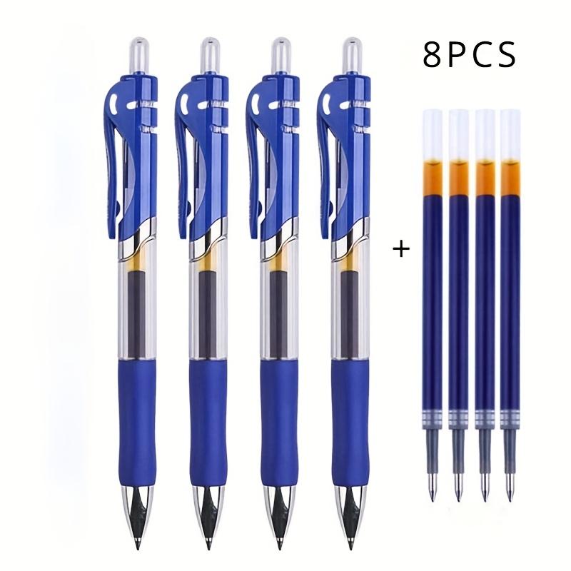 8pcs extendable ballpoint pens, large capacity 0.5mm black/red/blue replaceable pen refills, stationery and learning supplies синий
8pcs extendable ballpoint pens, large capacity 0.5mm black/red/blue replaceable pen refills, stationery and learning supplies синий