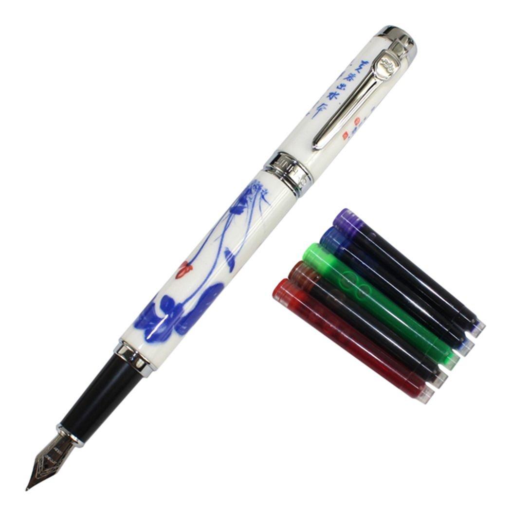 Gullor Jinhao950 фарфоровый лотос синего и белого цвета с подарочной коробкой и чернильным картриджем
Gullor Jinhao950 фарфоровый лотос синего и белого цвета с подарочной коробкой и чернильным картриджем