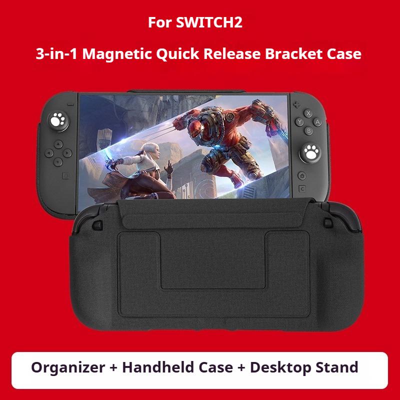 Eary for Nintendo Switch 2 Dockable Protective Case Magnetic Gaming Cover Accessories Ergonomic Comfort PU Grip NS2 Shell Stand чорний
Eary for Nintendo Switch 2 Dockable Protective Case Magnetic Gaming Cover Accessories Ergonomic Comfort PU Grip NS2 Shell Stand чорний
