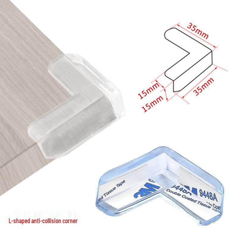 Прозрачный защитный уголок для стола для безопасности детей - Противоударная подушка
Прозрачный защитный уголок для стола для безопасности детей - Противоударная подушка